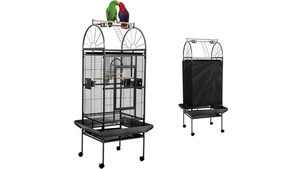 large parakeet cage set