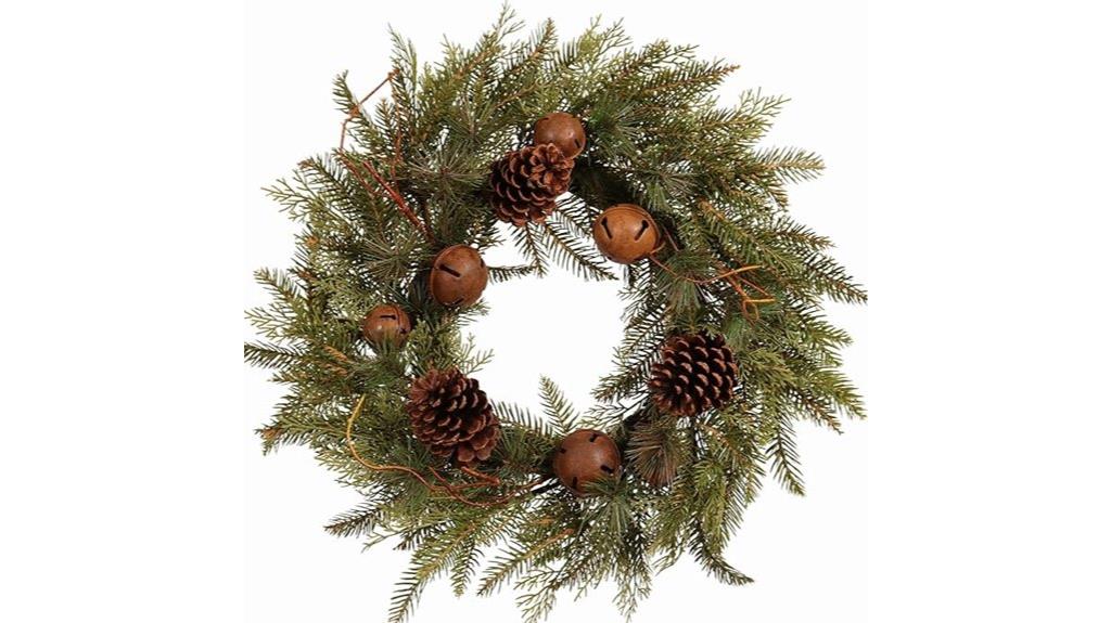 large pinecone wreath