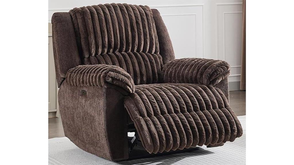 large recliner with usb