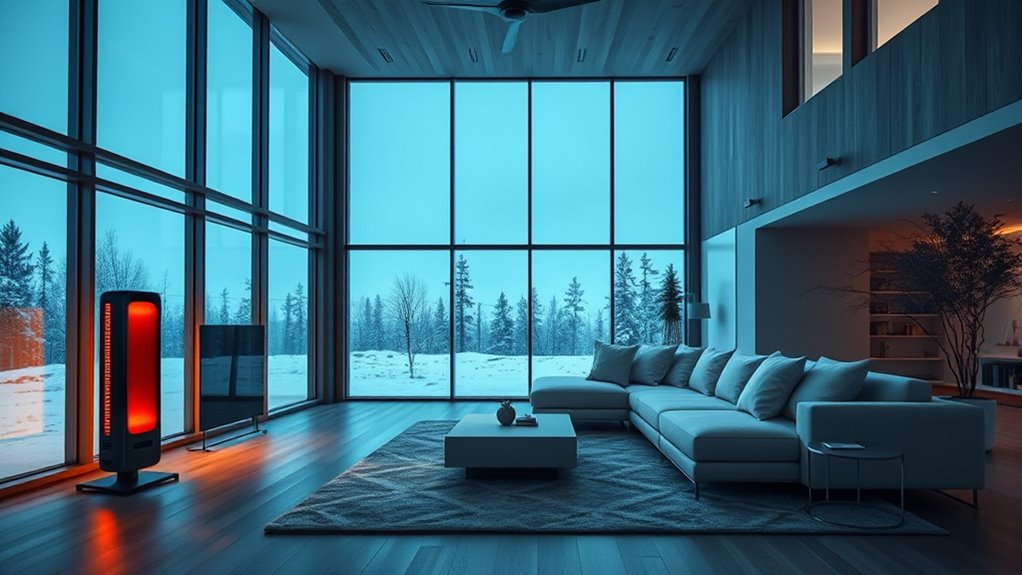 large room heating considerations