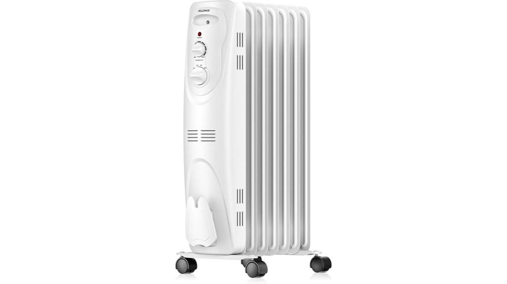large space radiator heater