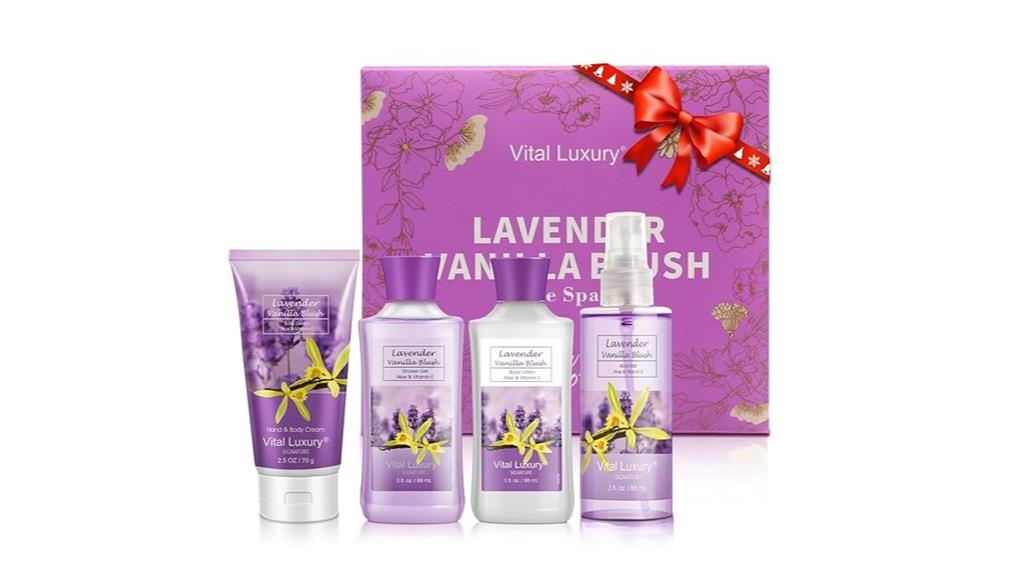 lavender vanilla gift set