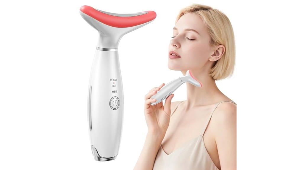led face skin massager