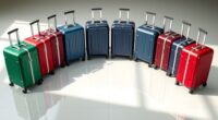 lightweight durable travel suitcases