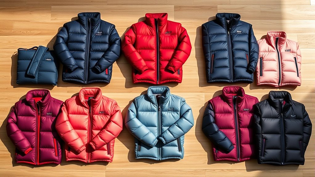 lightweight packable down jackets