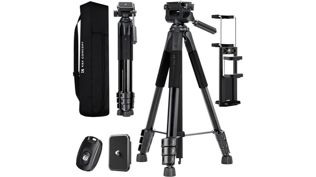 lightweight travel camera tripod