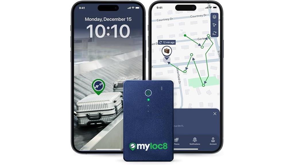 long lasting gps luggage tracker