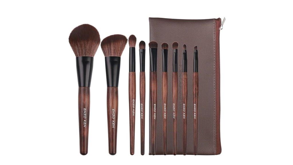 luxury bamboo makeup brushes