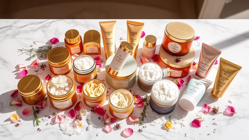 luxury body scrub sets