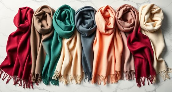 luxury cashmere scarf collections