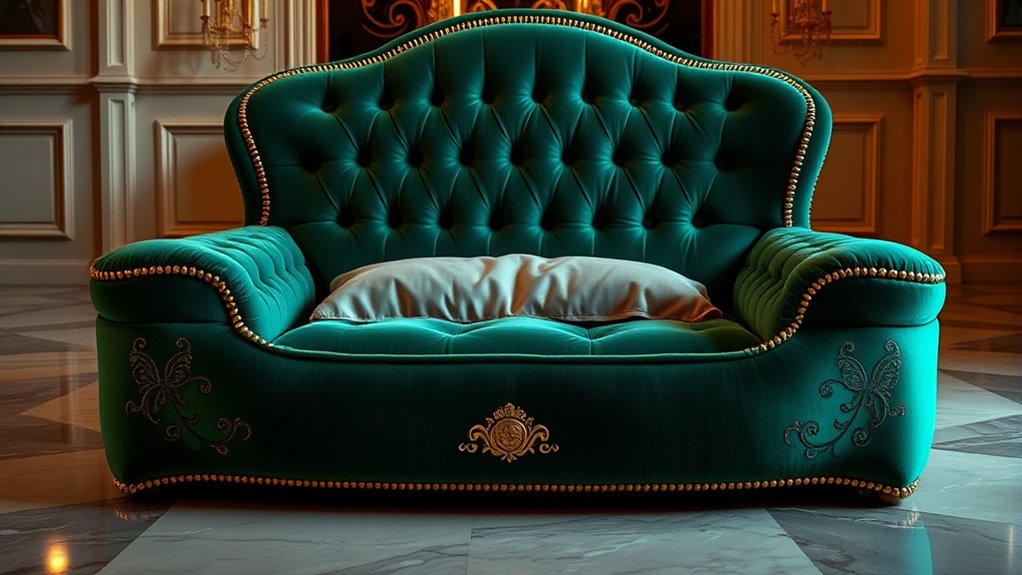 luxury dog beds selection