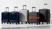 luxury durable travel luggage