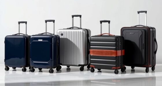 luxury durable travel luggage