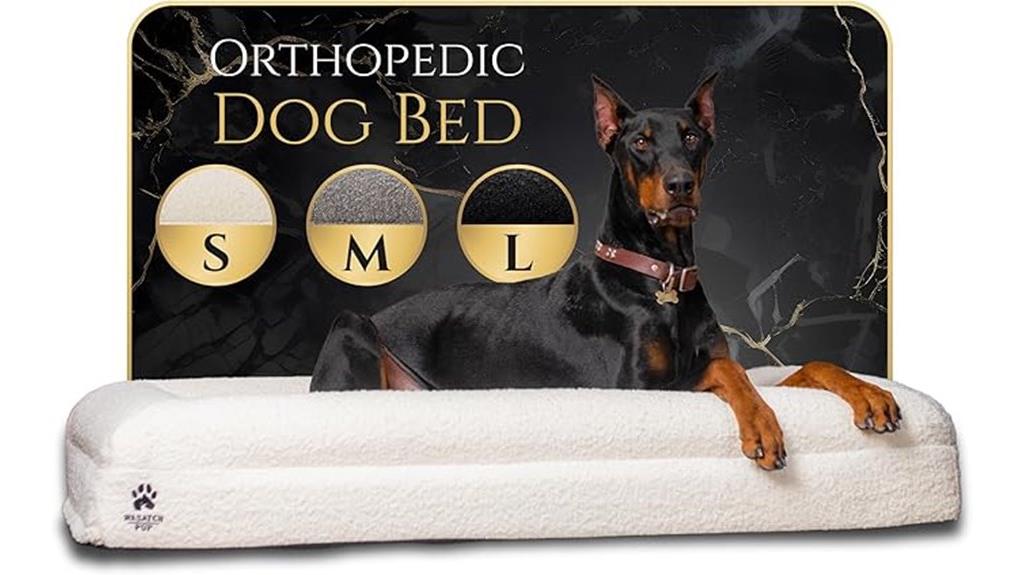 luxury memory foam dog bed
