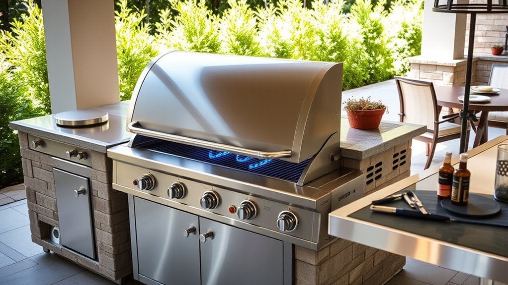 luxury outdoor grilling options