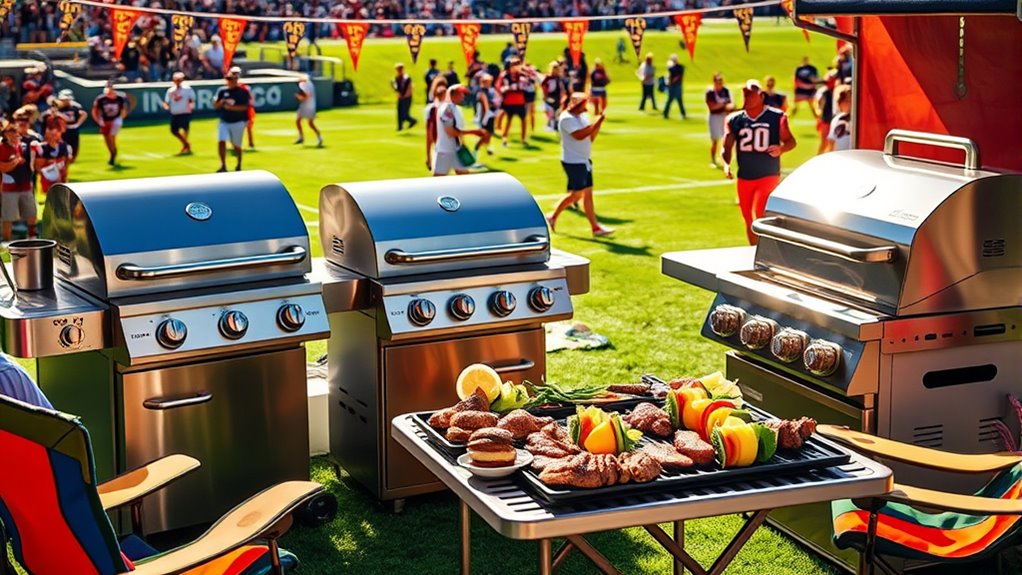 luxury tailgate grill picks