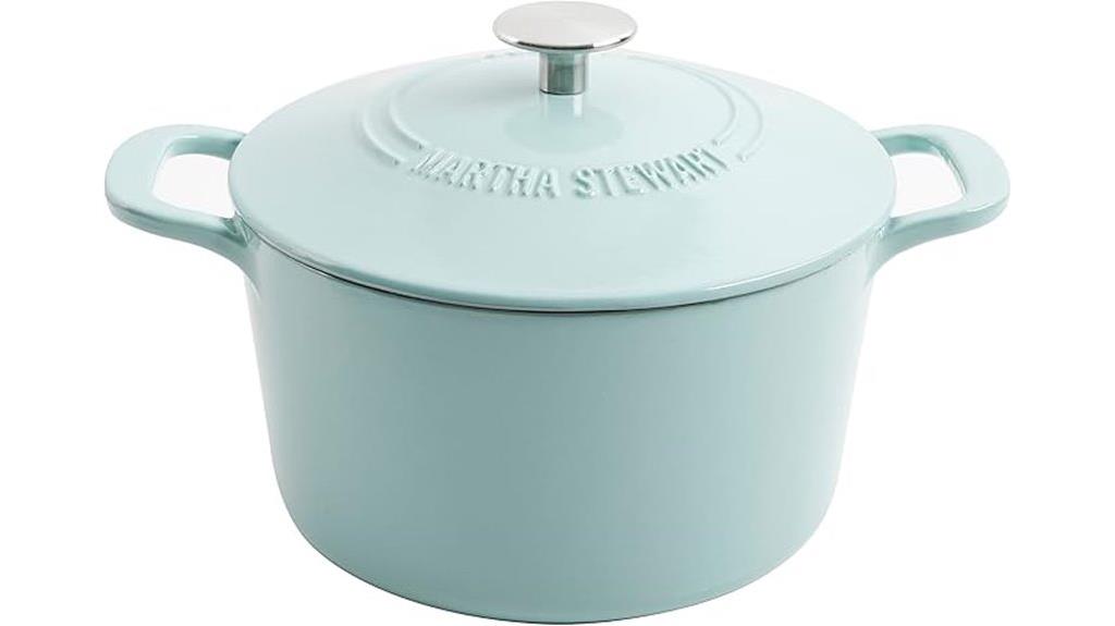 martha stewart enamel dutch oven