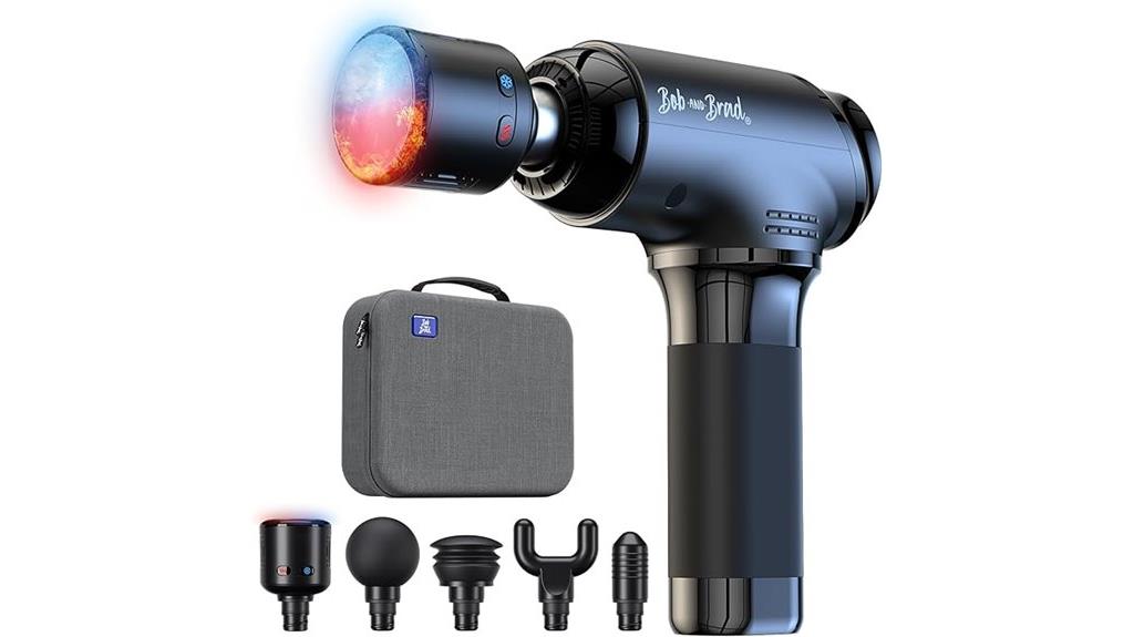 massage gun with heating