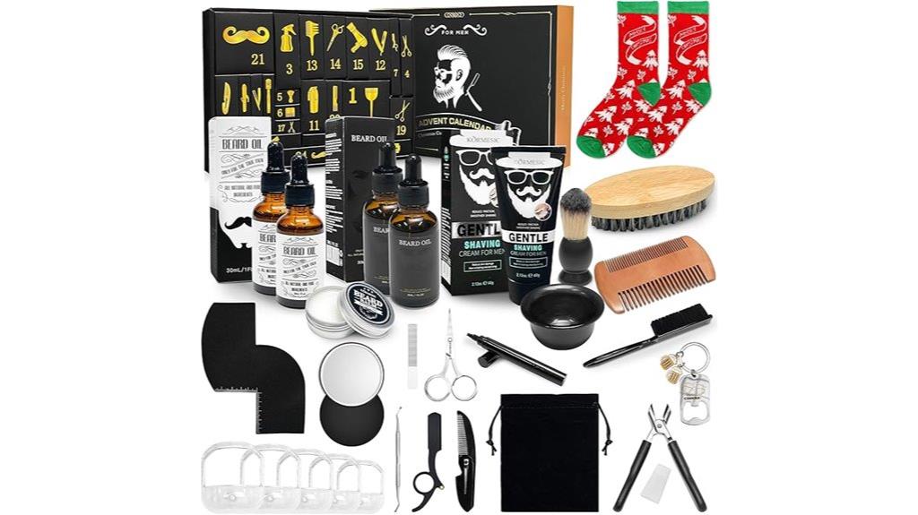 men s beard grooming calendar