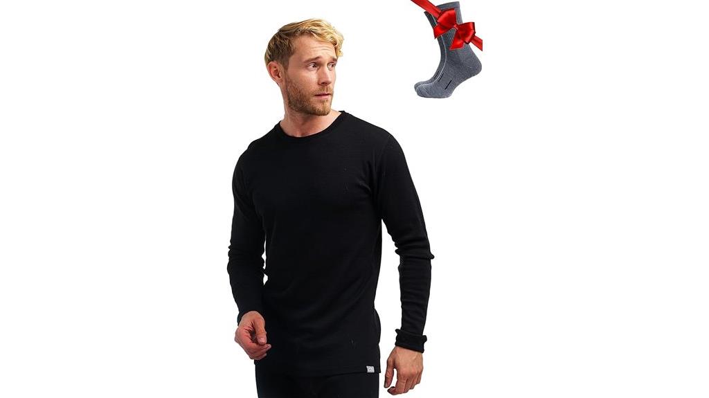 men s merino wool base layer