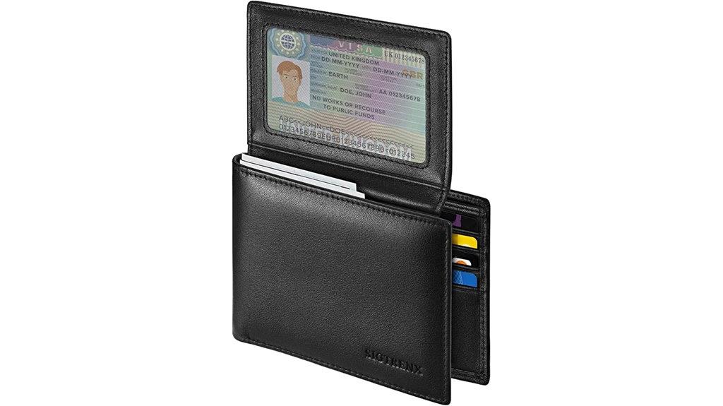 men s rfid bifold wallet