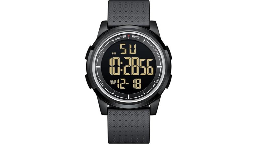 minimalist waterproof sports watch