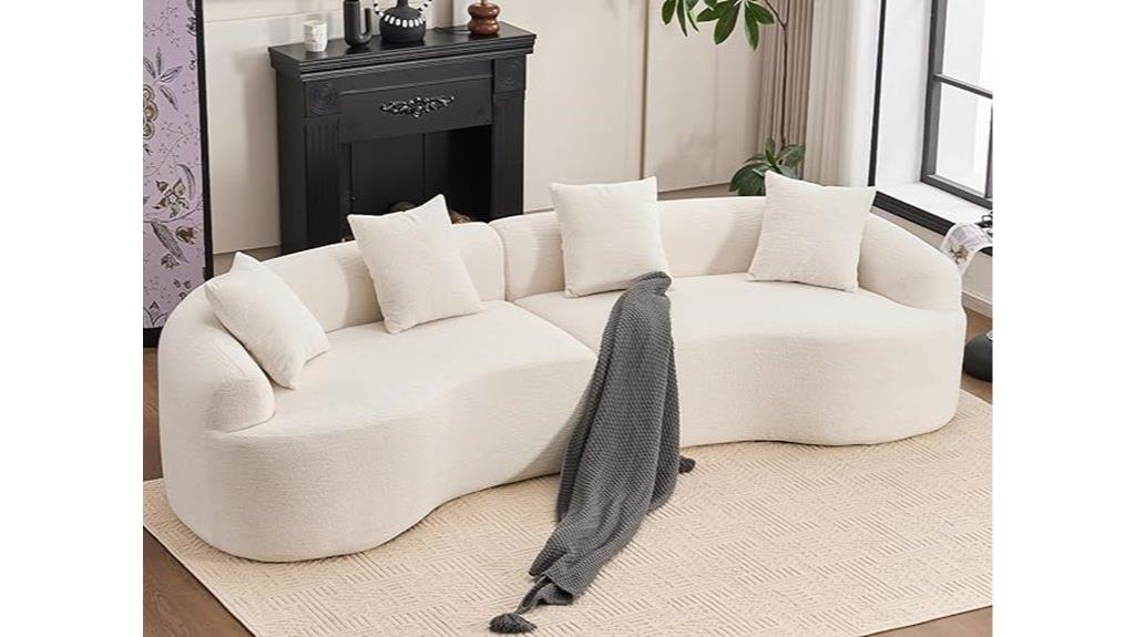 modular chenille couch set