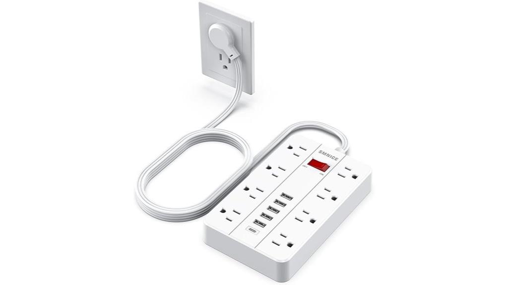 multi outlet usb surge protector