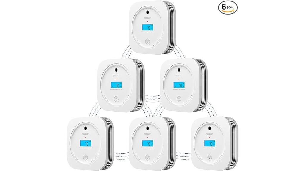 multi unit smoke carbon detectors