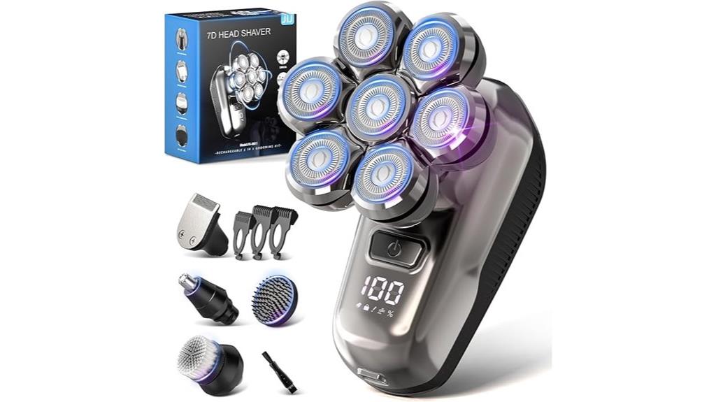 multifunctional bald head shaver