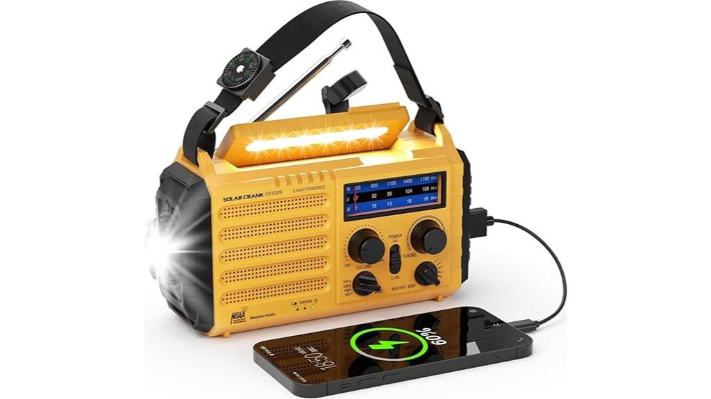 multiple power emergency radio