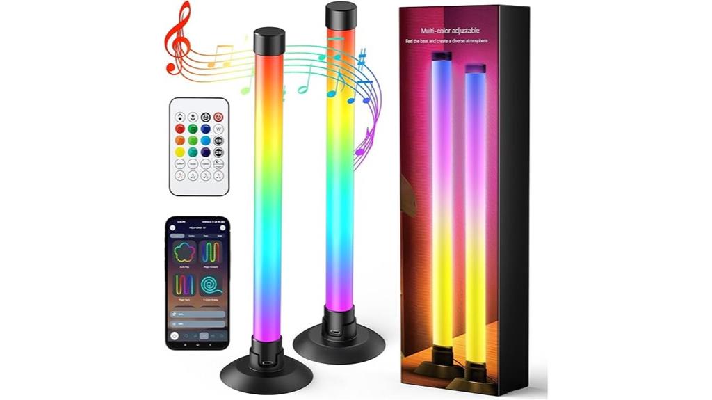 music synced led light bar