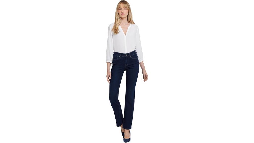 nydj marilyn straight jeans