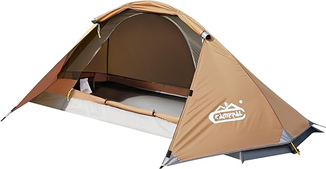 one person outdoor camping tent