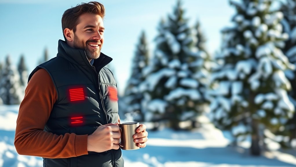 optimal heated vest features