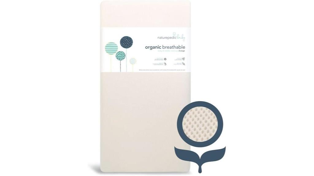 organic crib mattress set