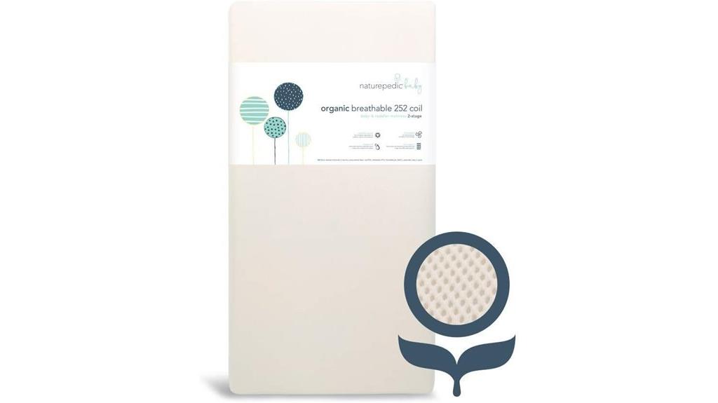 organic crib mattress set