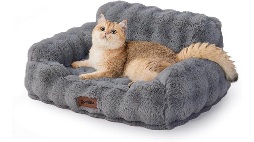 orthopedic cat bed with washable cover