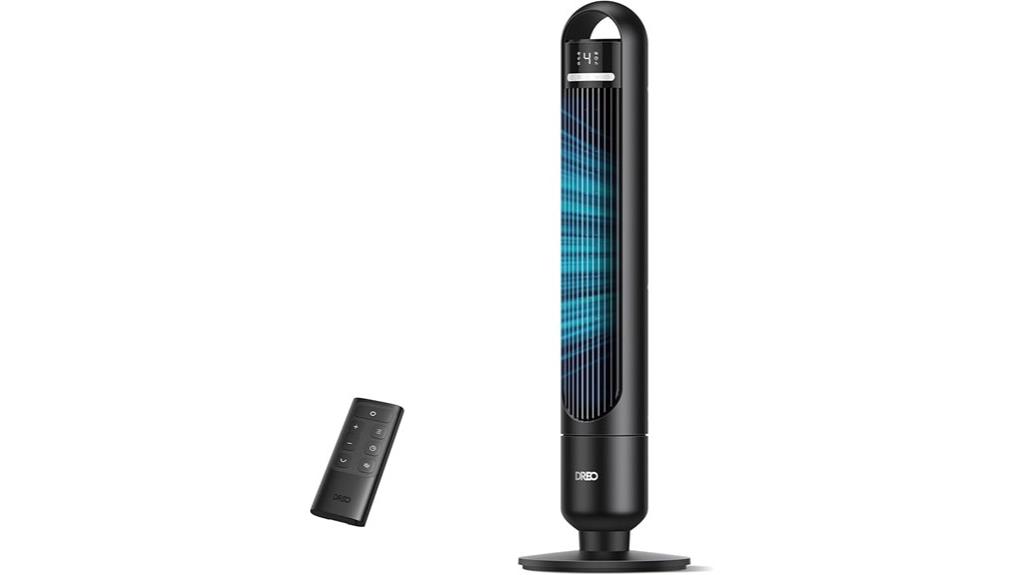 oscillating tower fan remote