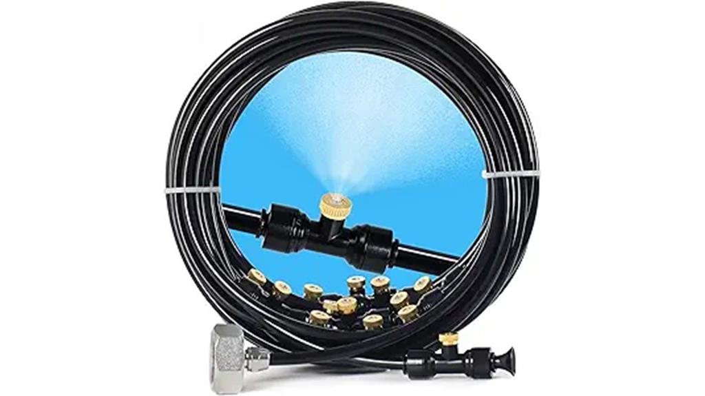 outdoor patio misting kit