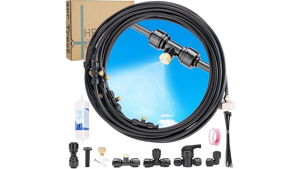 outdoor patio misting system
