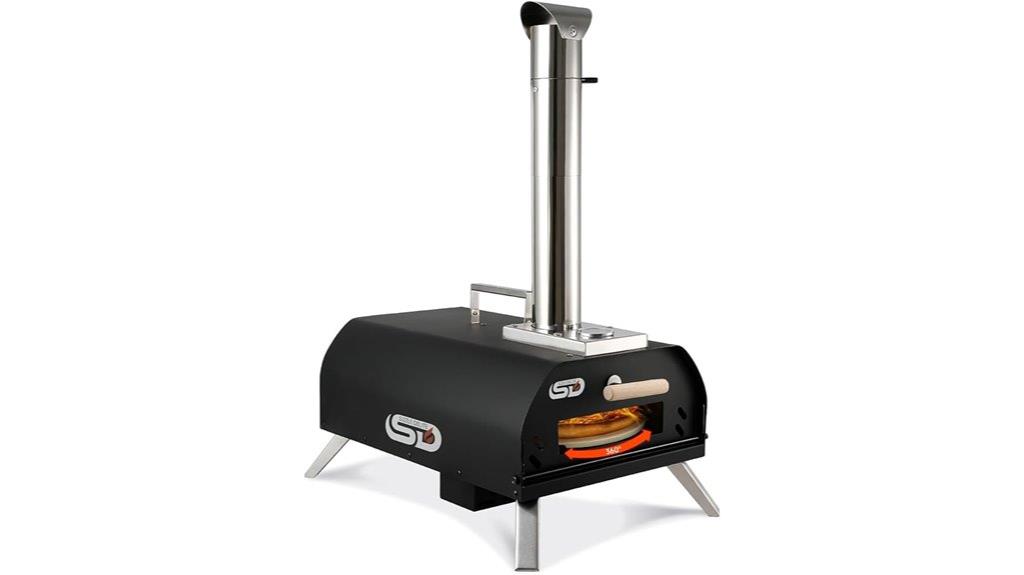 outdoor pizza oven thermometer