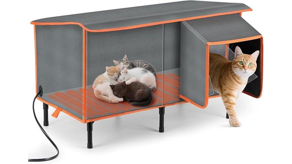 outdoor winter cat shelter