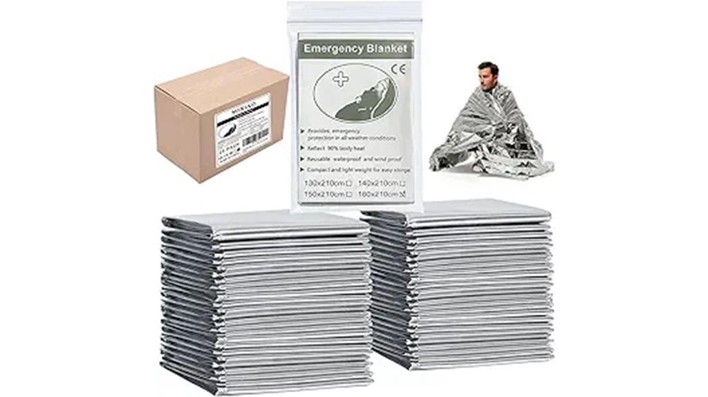 pack of 25 thermal blankets