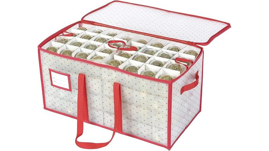 plastic christmas ornament storage