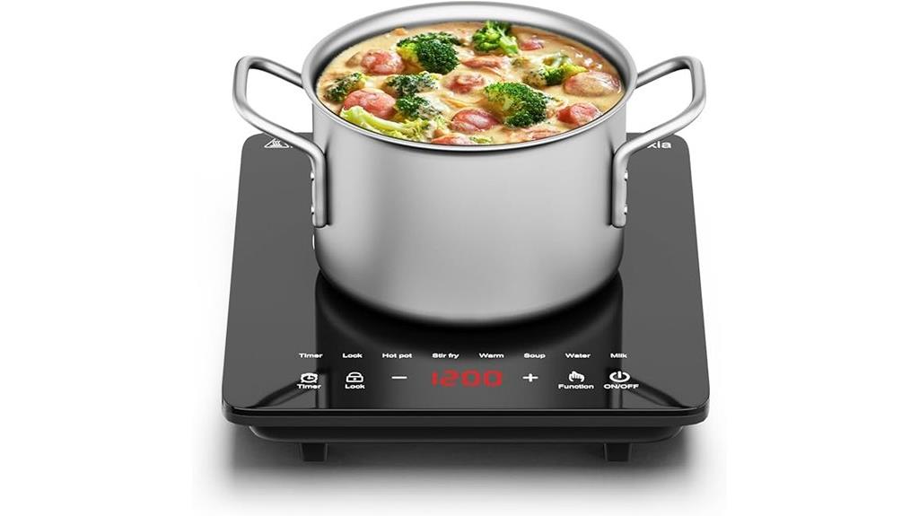 portable 1200w induction cooker