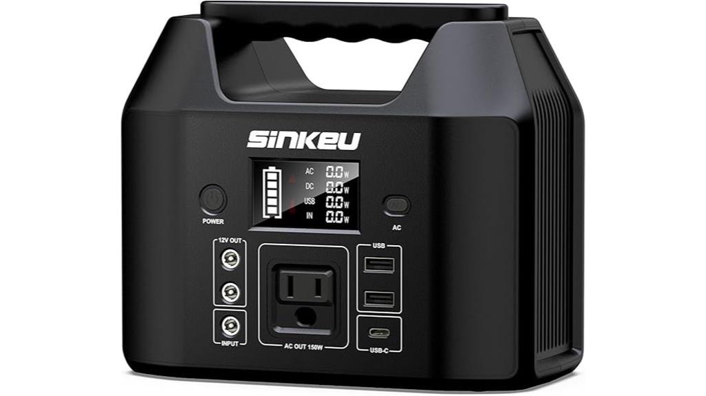 portable 122 8wh lifepo4 power