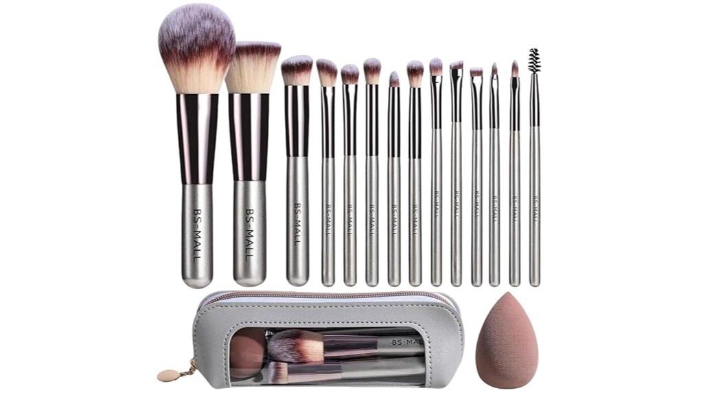 portable 14 piece makeup kit