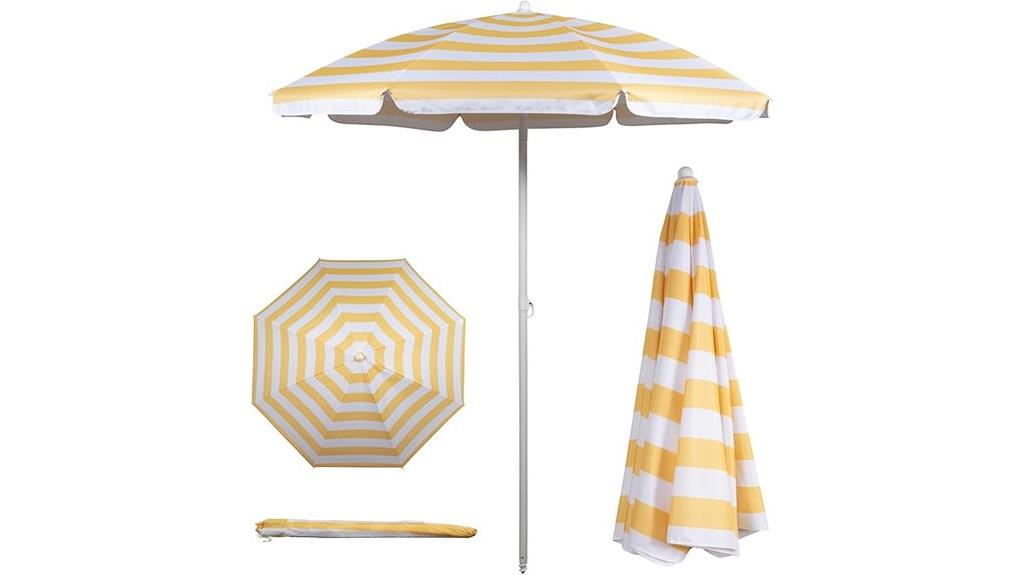 portable 5 5 ft umbrella