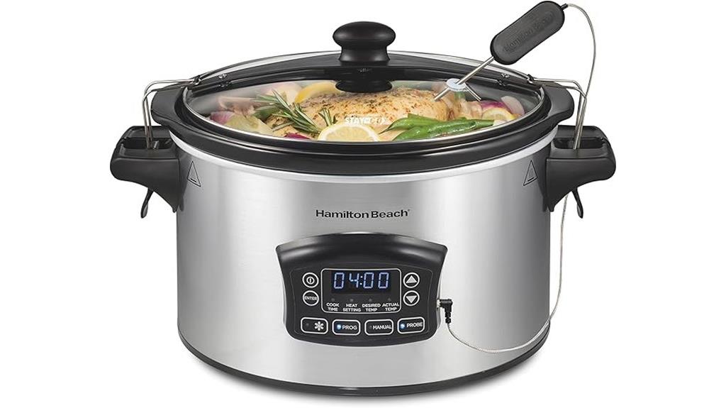 portable 6 quart slow cooker